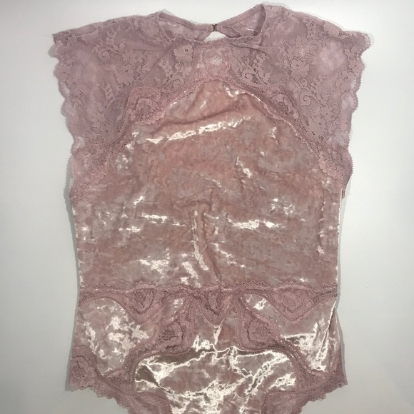 Victoria's Secret Crushed Velvet Teddy Pink - Picture 11 of 15